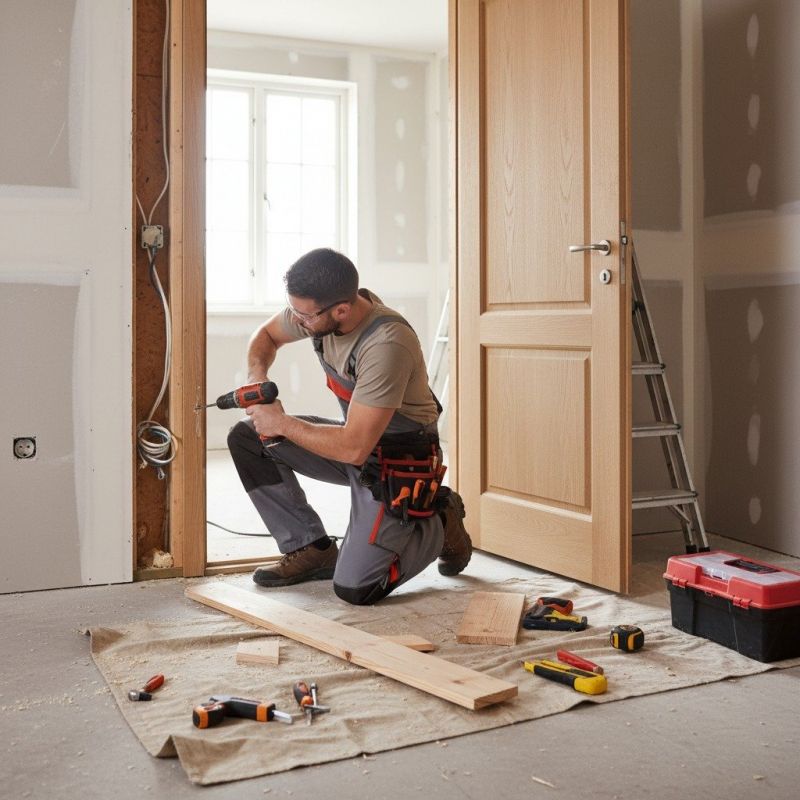 Wood Door Repair in Conroe, TX