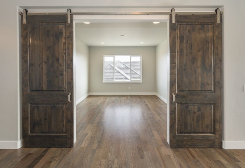 Wood Sliding Door Installation in Cary, NC