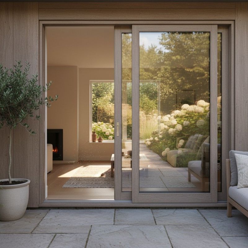 Wood Sliding Door Installation in Kansas City, KS