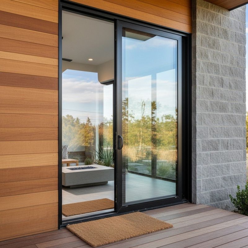 Wood Sliding Door Installation in Olathe, KS